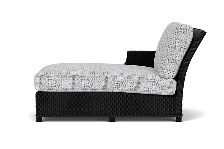 Lloyd Flanders™ Hamptons Right Arm Chaise - Ebony