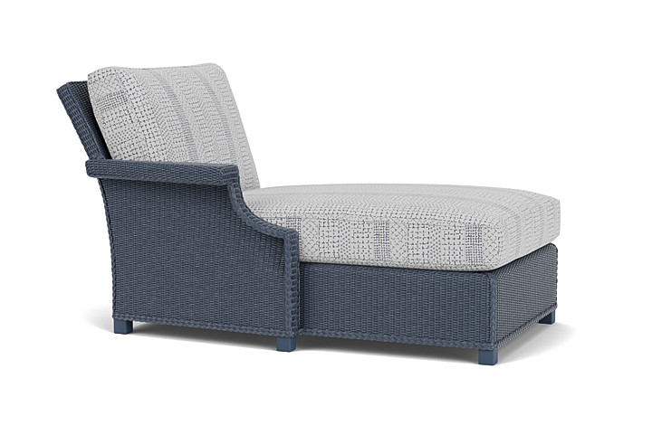 Lloyd Flanders™ Hamptons Right Arm Chaise - Denim Blue