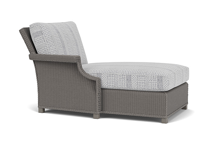 Lloyd Flanders™ Hamptons Right Arm Chaise - Pewter