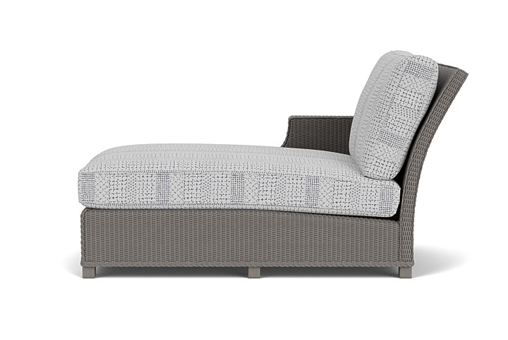 Lloyd Flanders™ Hamptons Right Arm Chaise - Pewter