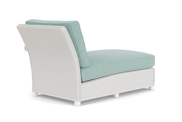 Lloyd Flanders™ Hamptons Left Arm Chaise - Matte White