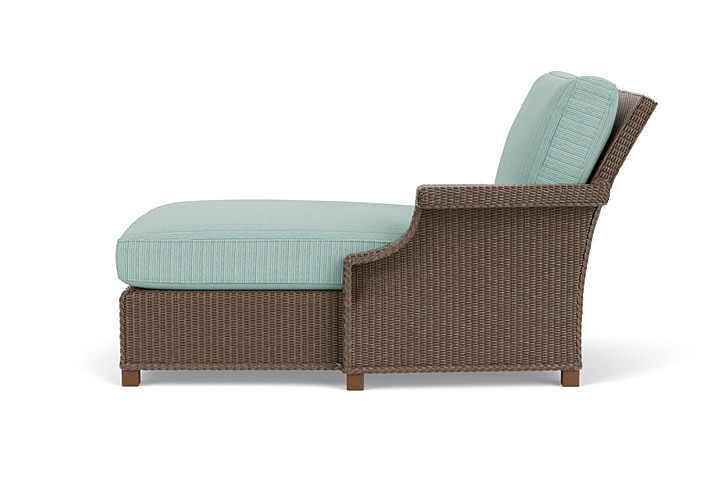 Lloyd Flanders™ Hamptons Left Arm Chaise - Bark