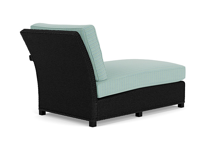 Lloyd Flanders™ Hamptons Left Arm Chaise - Ebony