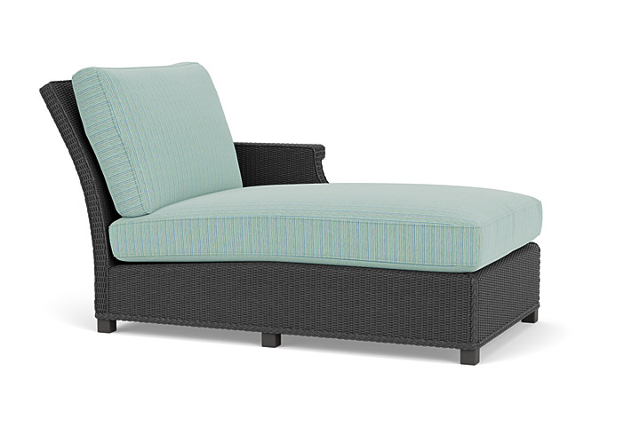 Lloyd Flanders™ Hamptons Left Arm Chaise - Charcoal