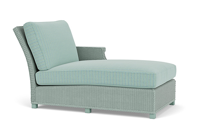 Lloyd Flanders™ Hamptons Left Arm Chaise - Sea Glass