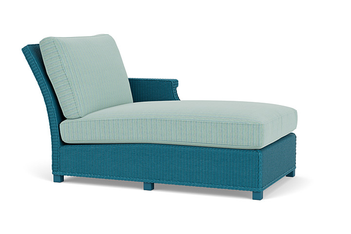 Lloyd Flanders™ Hamptons Left Arm Chaise - Peacock