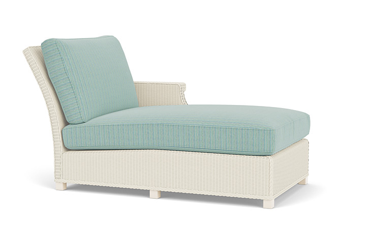 Lloyd Flanders™ Hamptons Left Arm Chaise - Ivory