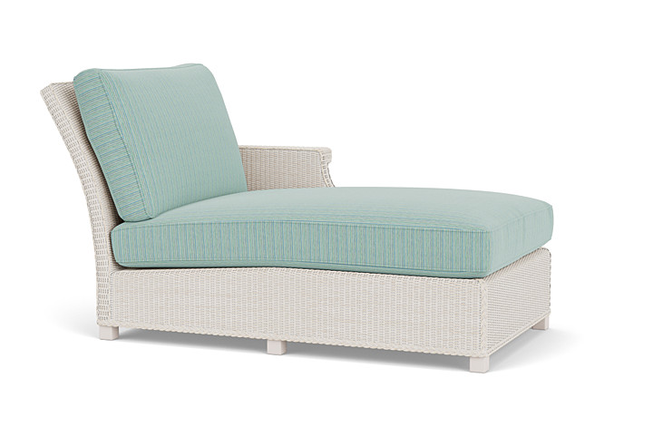 Lloyd Flanders™ Hamptons Left Arm Chaise - Antique White