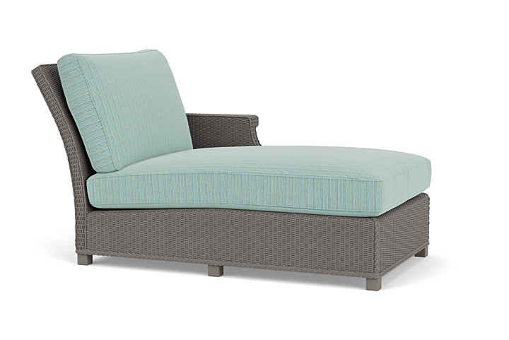 Lloyd Flanders™ Hamptons Left Arm Chaise - Pewter