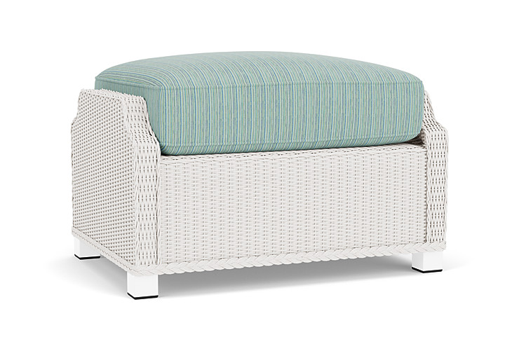 Lloyd Flanders™ Hamptons Ottoman - White