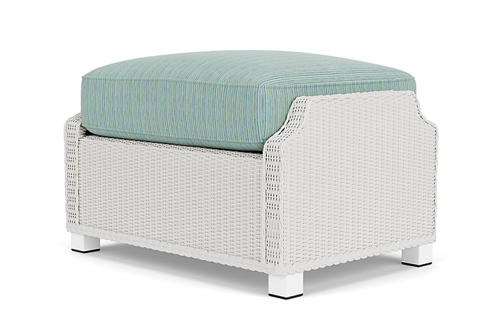 Lloyd Flanders™ Hamptons Ottoman - Matte White