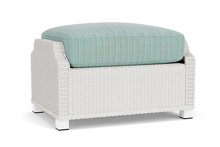 Lloyd Flanders™ Hamptons Ottoman - Matte White