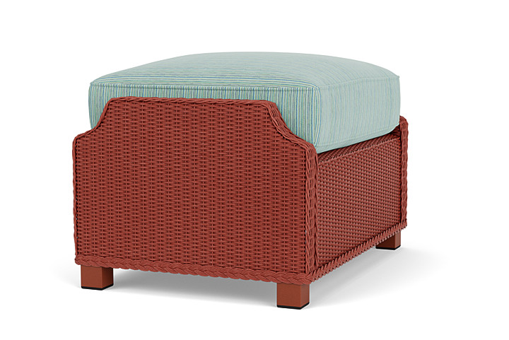 Lloyd Flanders™ Hamptons Ottoman - Terracotta