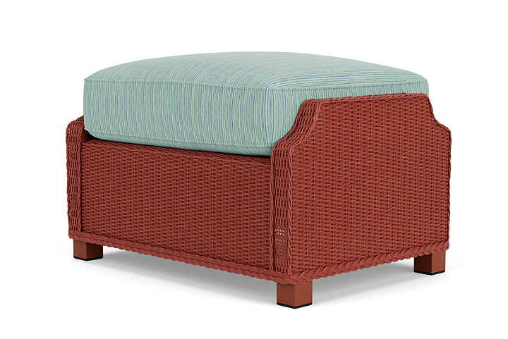 Lloyd Flanders™ Hamptons Ottoman - Terracotta