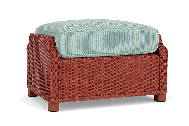 Lloyd Flanders™ Hamptons Ottoman - Terracotta