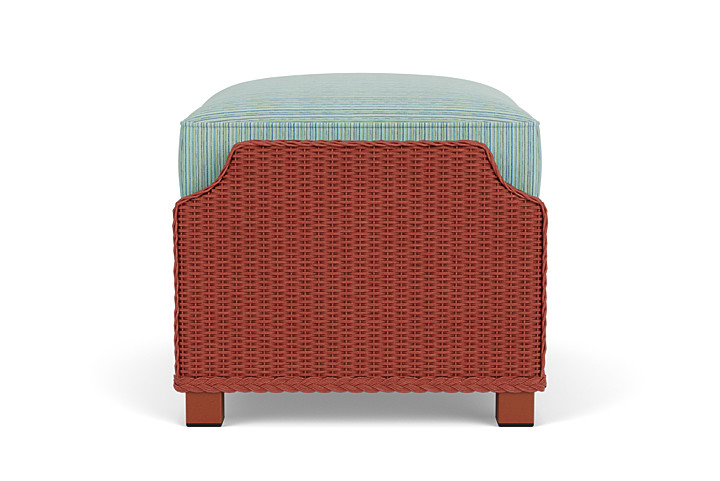 Lloyd Flanders™ Hamptons Ottoman - Terracotta