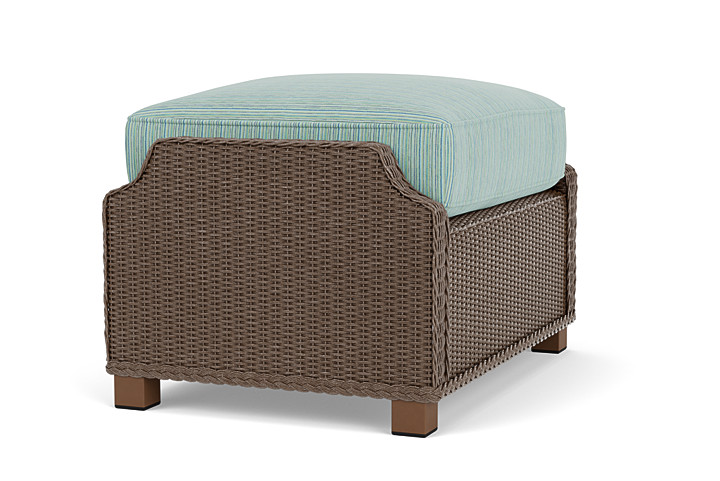 Lloyd Flanders™ Hamptons Ottoman - Bark