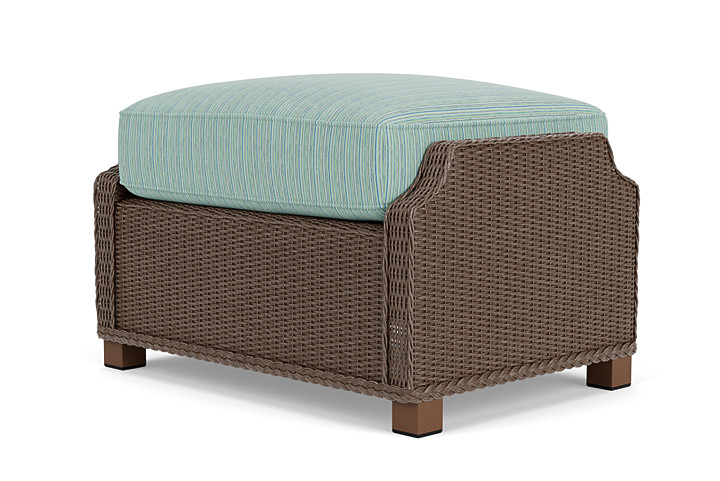 Lloyd Flanders™ Hamptons Ottoman - Bark