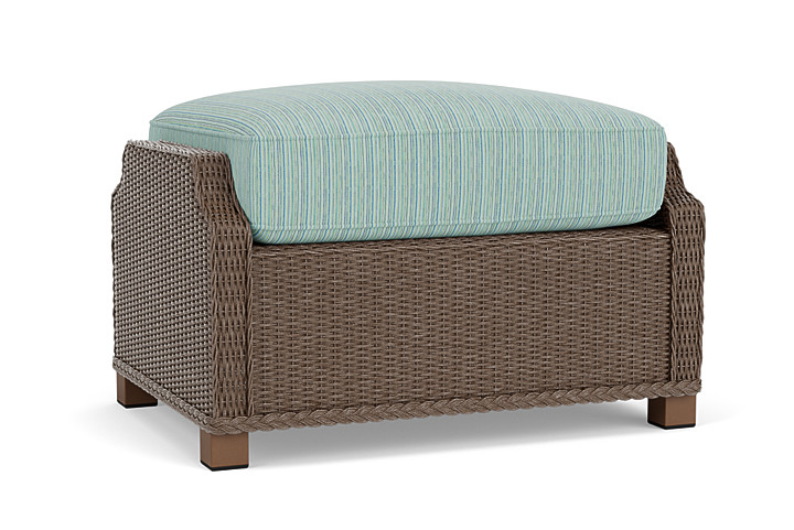 Lloyd Flanders™ Hamptons Ottoman - Bark