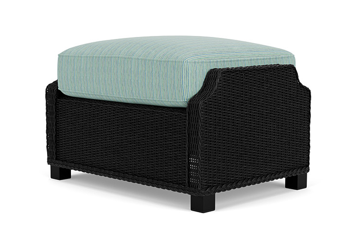 Lloyd Flanders™ Hamptons Ottoman - Ebony