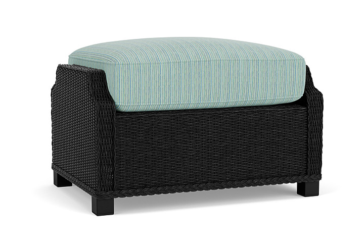 Lloyd Flanders™ Hamptons Ottoman - Ebony