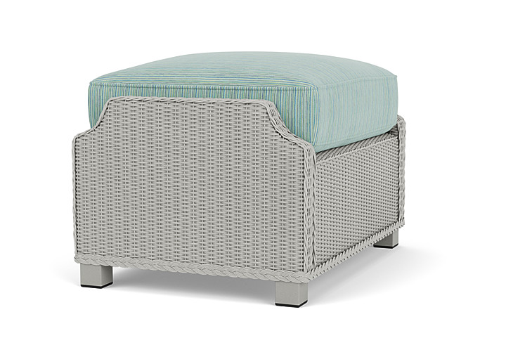 Lloyd Flanders™ Hamptons Ottoman - Platinum