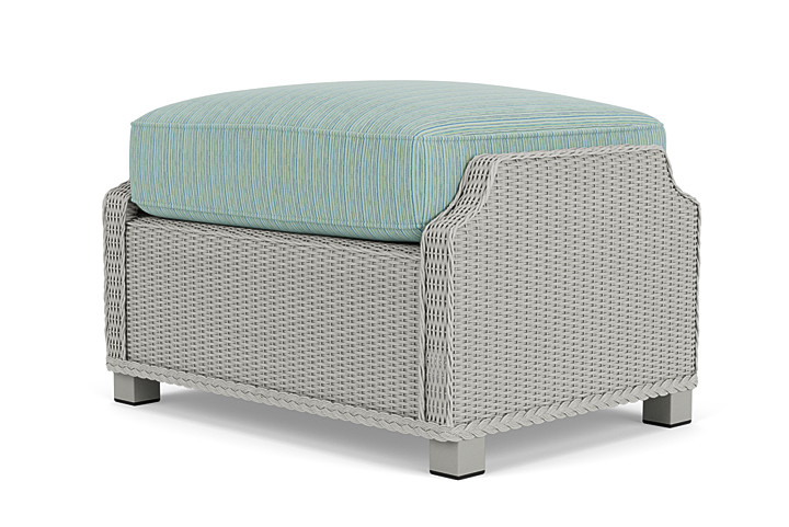 Lloyd Flanders™ Hamptons Ottoman - Platinum