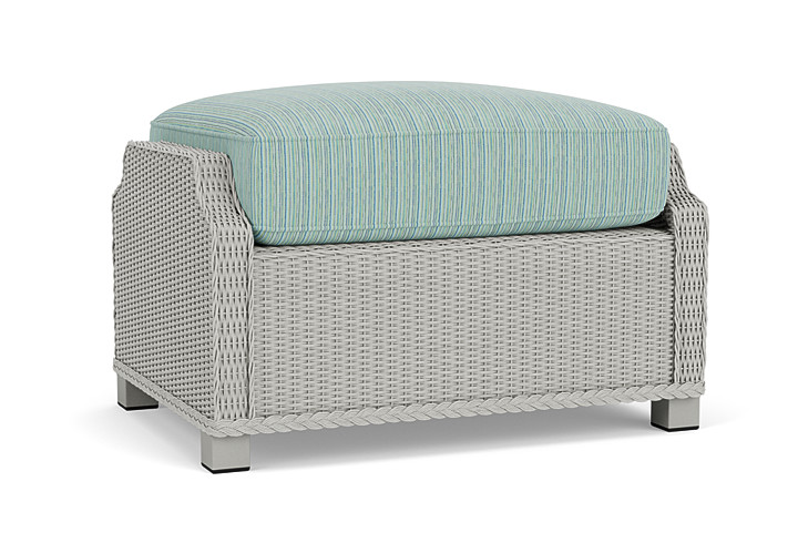 Lloyd Flanders™ Hamptons Ottoman - Platinum