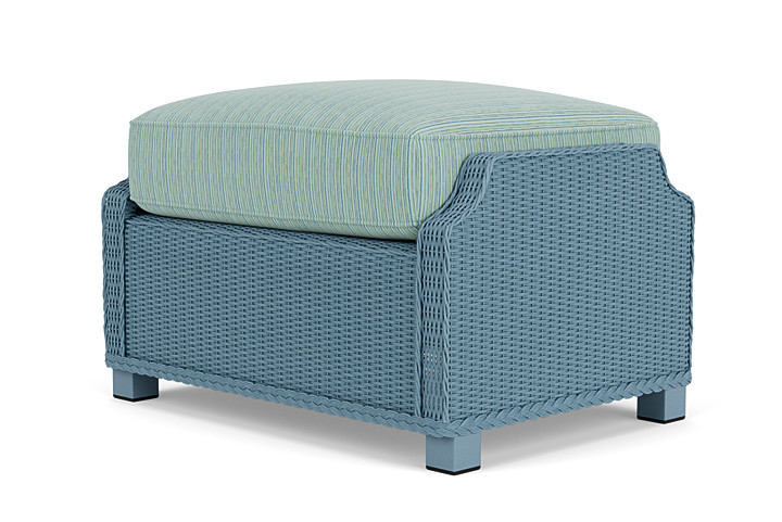 Lloyd Flanders™ Hamptons Ottoman - Stillwater