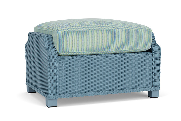 Lloyd Flanders™ Hamptons Ottoman - Stillwater