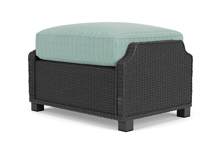 Lloyd Flanders™ Hamptons Ottoman - Charcoal