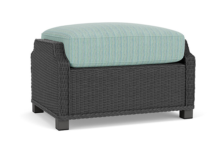 Lloyd Flanders™ Hamptons Ottoman - Charcoal