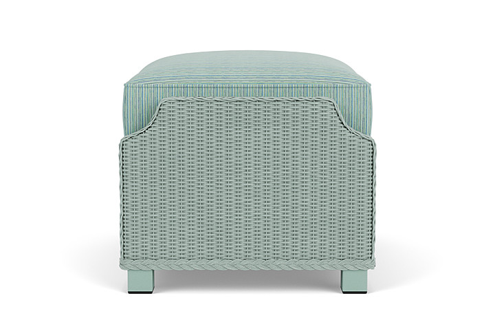 Lloyd Flanders™ Hamptons Ottoman - Sea Glass