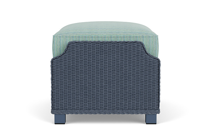 Lloyd Flanders™ Hamptons Ottoman - Denim Blue