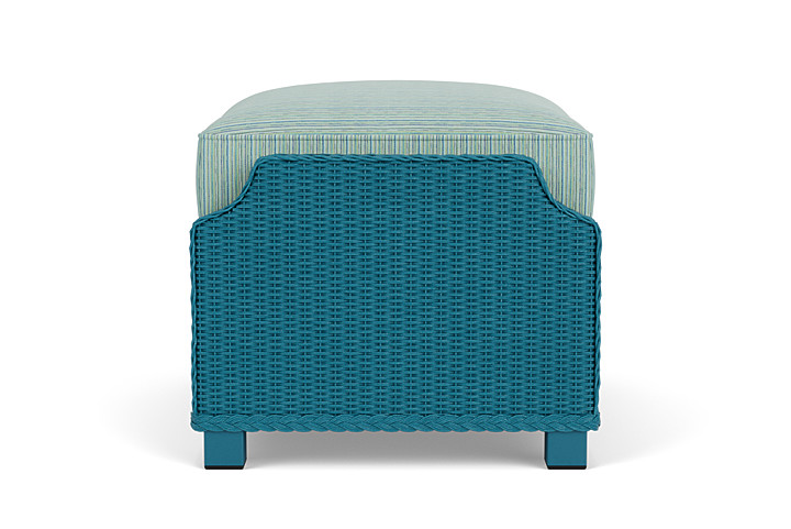 Lloyd Flanders™ Hamptons Ottoman - Peacock