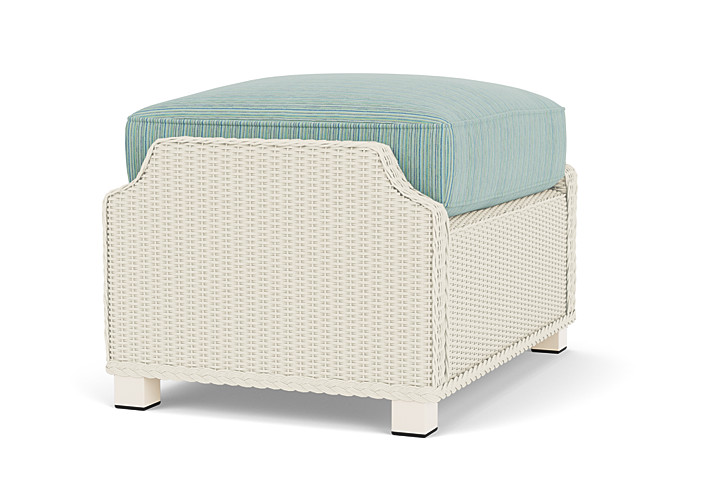 Lloyd Flanders™ Hamptons Ottoman - Ivory