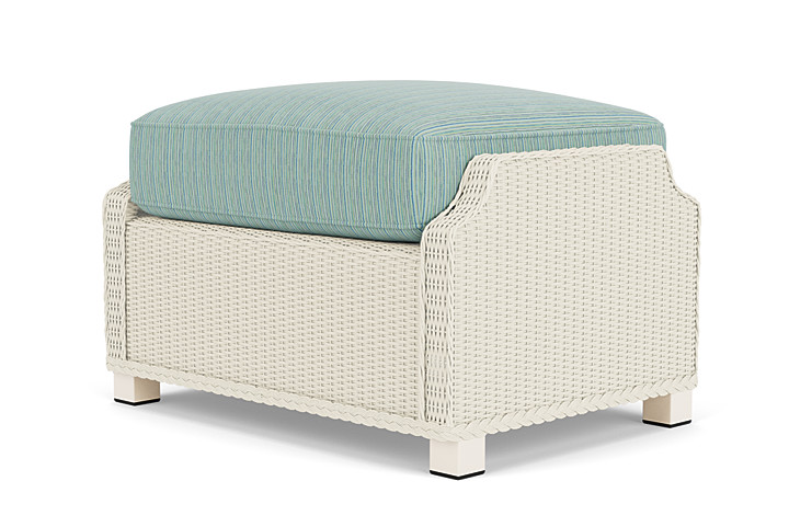 Lloyd Flanders™ Hamptons Ottoman - Ivory