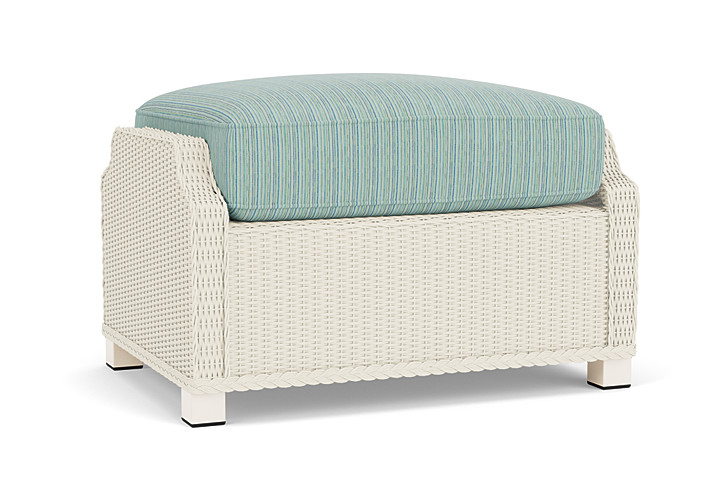 Lloyd Flanders™ Hamptons Ottoman - Ivory