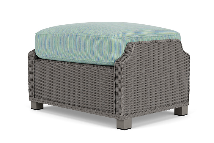 Lloyd Flanders™ Hamptons Ottoman - Pewter