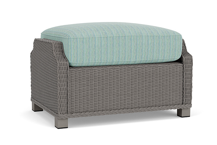 Lloyd Flanders™ Hamptons Ottoman - Pewter