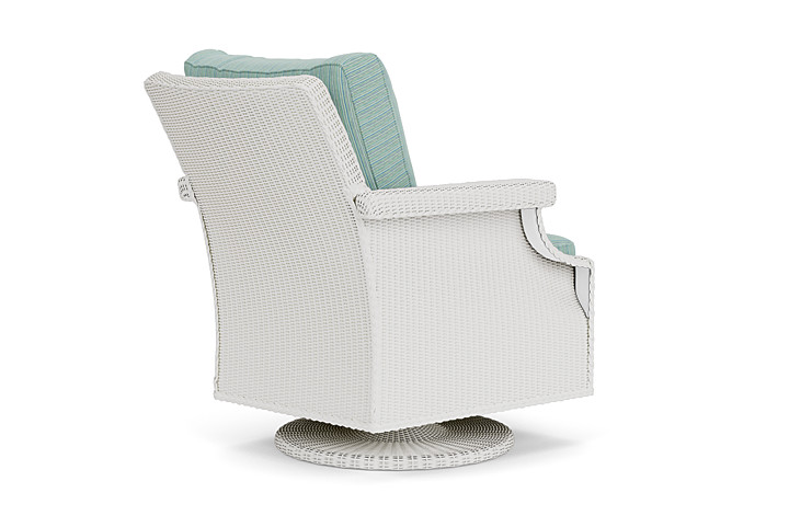 Lloyd Flanders™ Hamptons Swivel Rocker Lounge Chair - Matte White