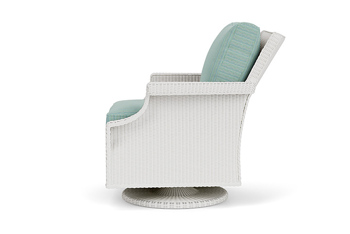 Lloyd Flanders™ Hamptons Swivel Rocker Lounge Chair - Matte White