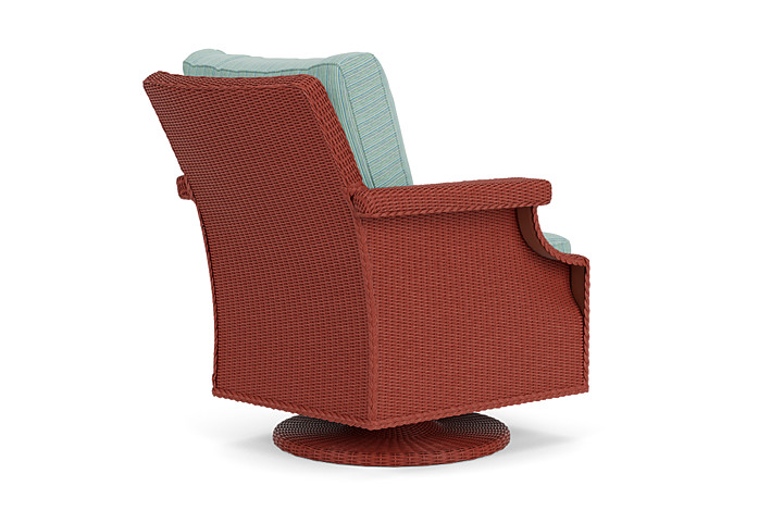 Lloyd Flanders™ Hamptons Swivel Rocker Lounge Chair - Terracotta