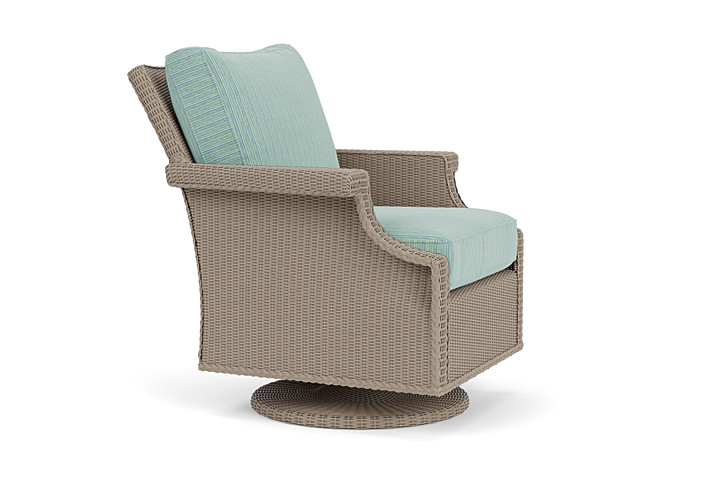 Lloyd Flanders™ Hamptons Swivel Rocker Lounge Chair - French Beige