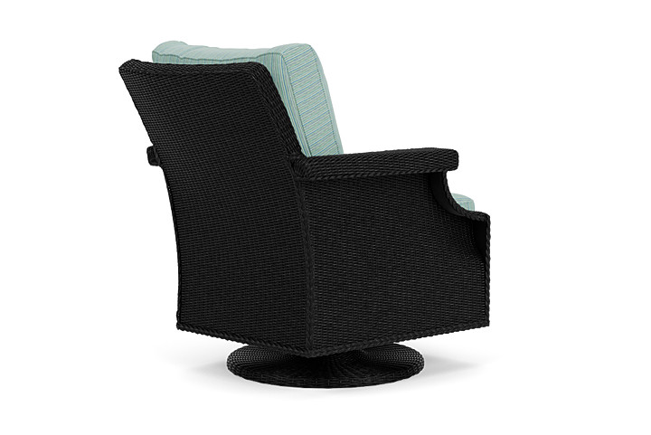 Lloyd Flanders™ Hamptons Swivel Rocker Lounge Chair - Ebony