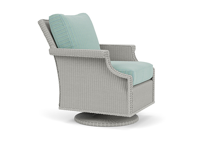 Lloyd Flanders™ Hamptons Swivel Rocker Lounge Chair - Platinum