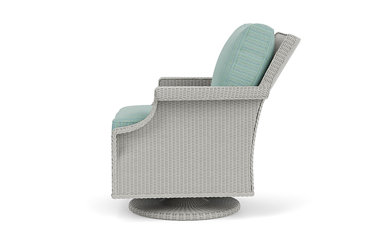 Lloyd Flanders™ Hamptons Swivel Rocker Lounge Chair - Platinum