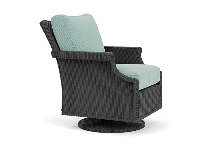 Lloyd Flanders™ Hamptons Swivel Rocker Lounge Chair - Charcoal