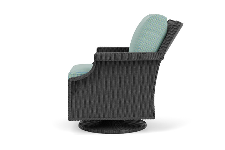 Lloyd Flanders™ Hamptons Swivel Rocker Lounge Chair - Charcoal