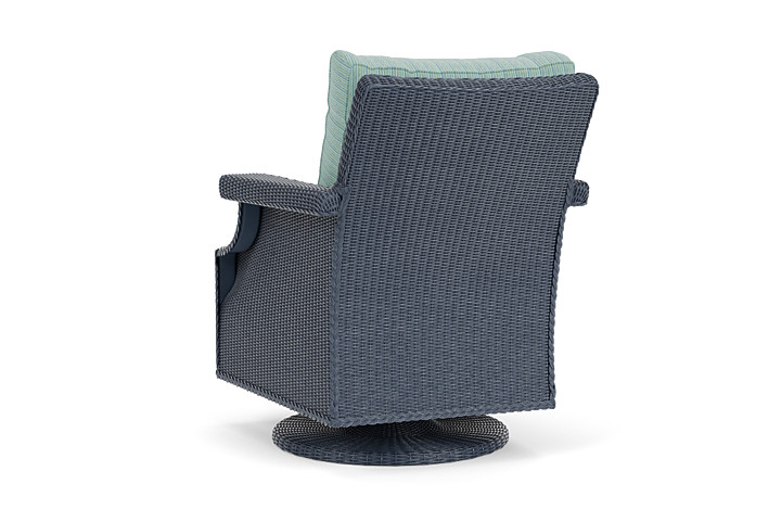 Lloyd Flanders™ Hamptons Swivel Rocker Lounge Chair - Denim Blue